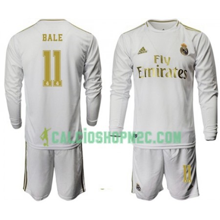 Real Madrid Bale 11 Bambino Maglia Prima 2019/2020 Manica Lunga (+ Pantaloncini)